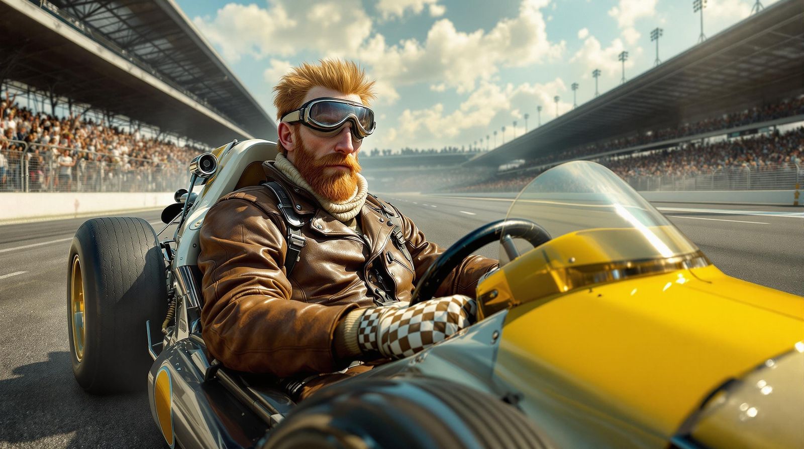 Van Gogh as Racecar Driver: 3D Hyper-Realistic Rendering
