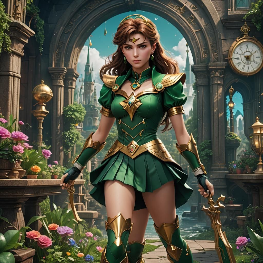 Real Life Sailor Jupiter: Detailed Fantasy Art