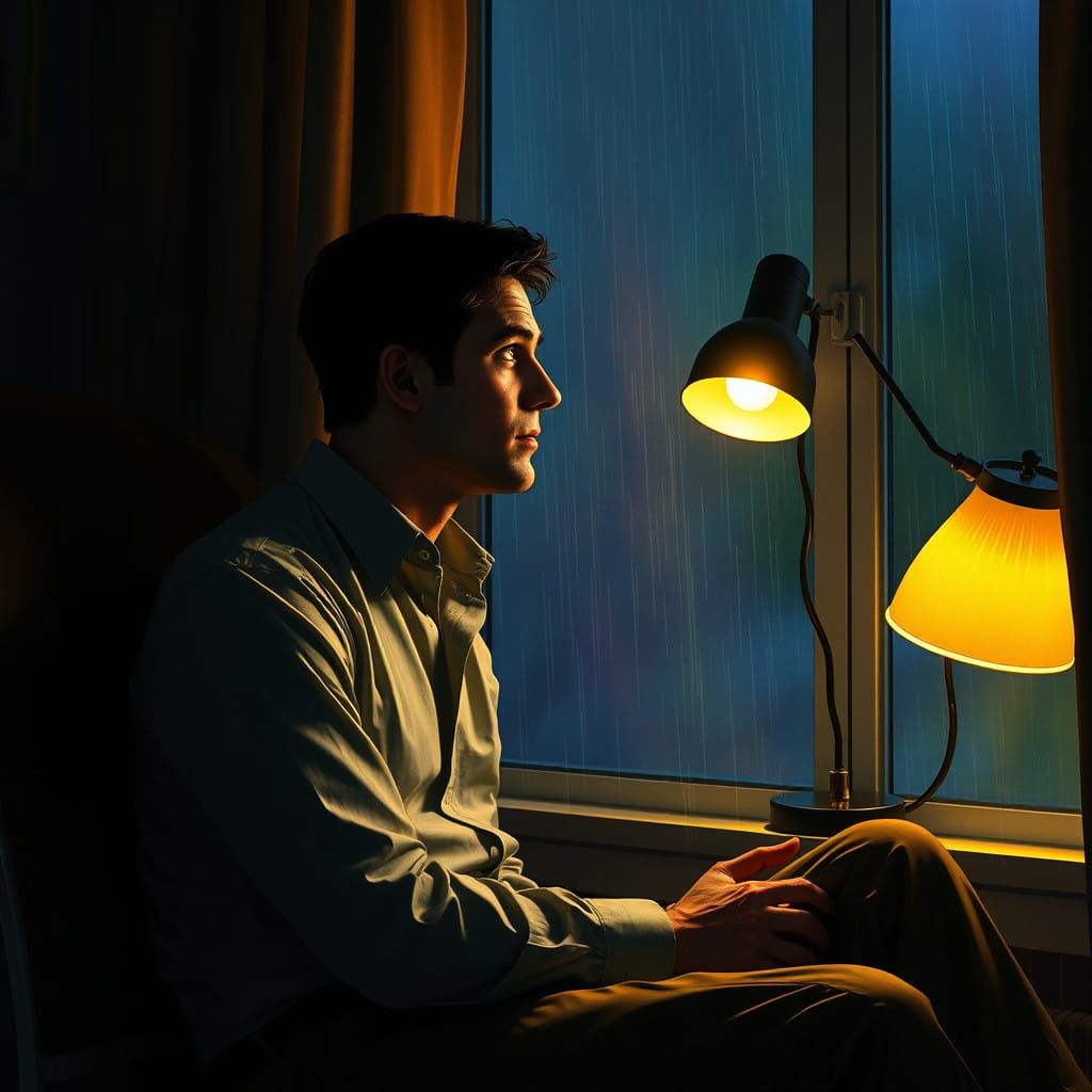 enjoying the rain