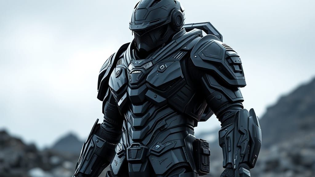 High-Tech Liquid Metal Armor Concept