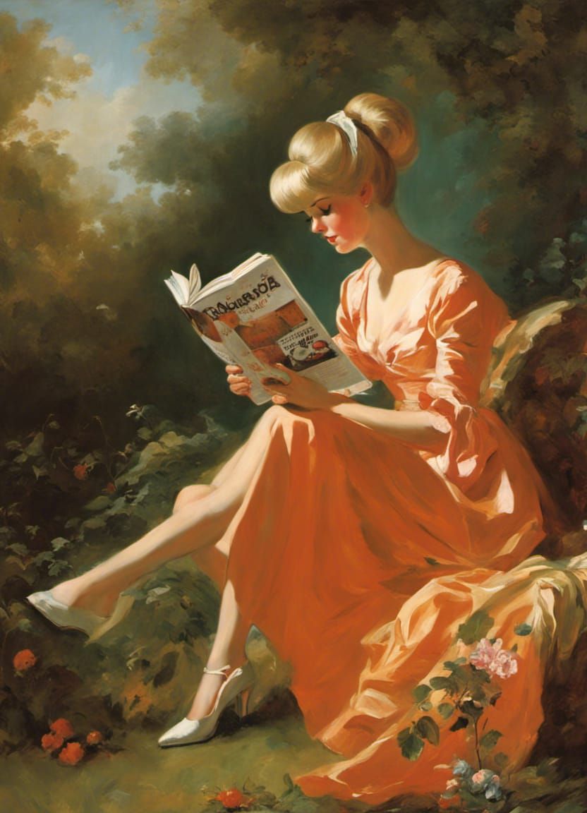Variations on “Young Girl Reading” by Jean-Honoré Fragonard