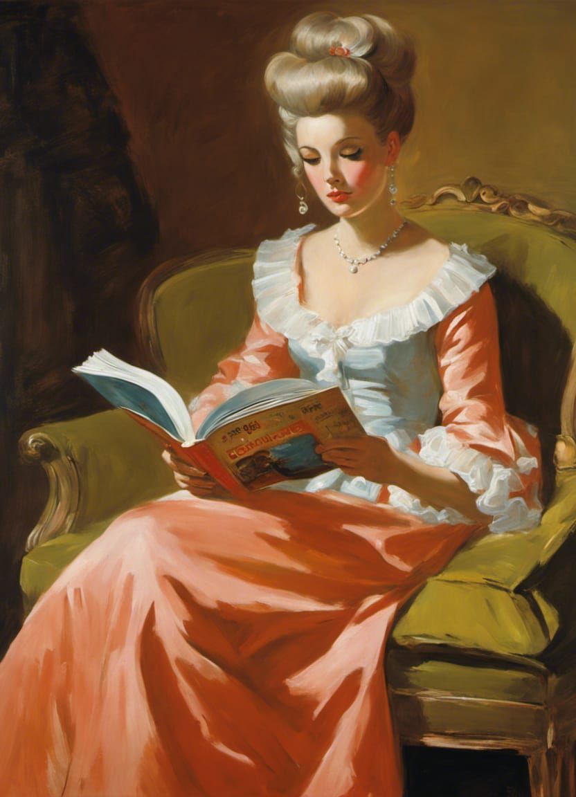 Variations on “Young Girl Reading” by Jean-Honoré Fragonard
