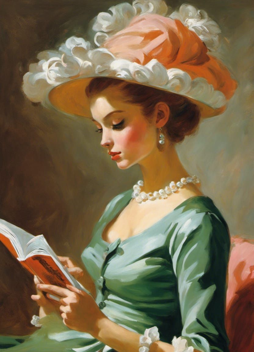 Variations on “Young Girl Reading” by Jean-Honoré Fragonard