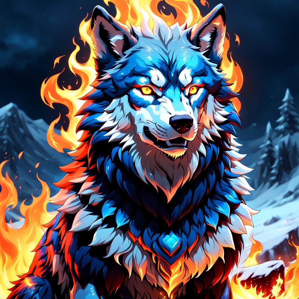 Wolf of Blazing Frost