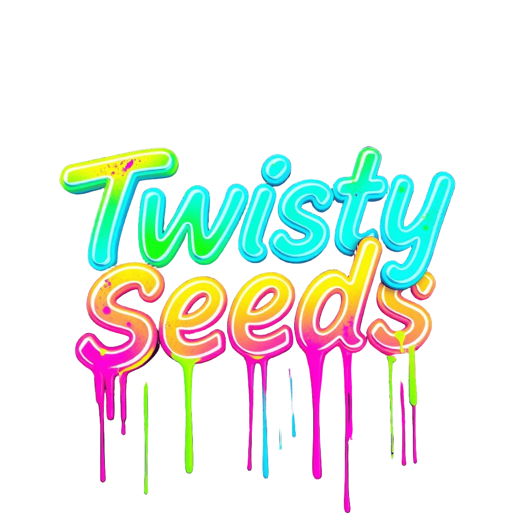 Vibrant Neon 3D Text Explodes with Twisty Seeds