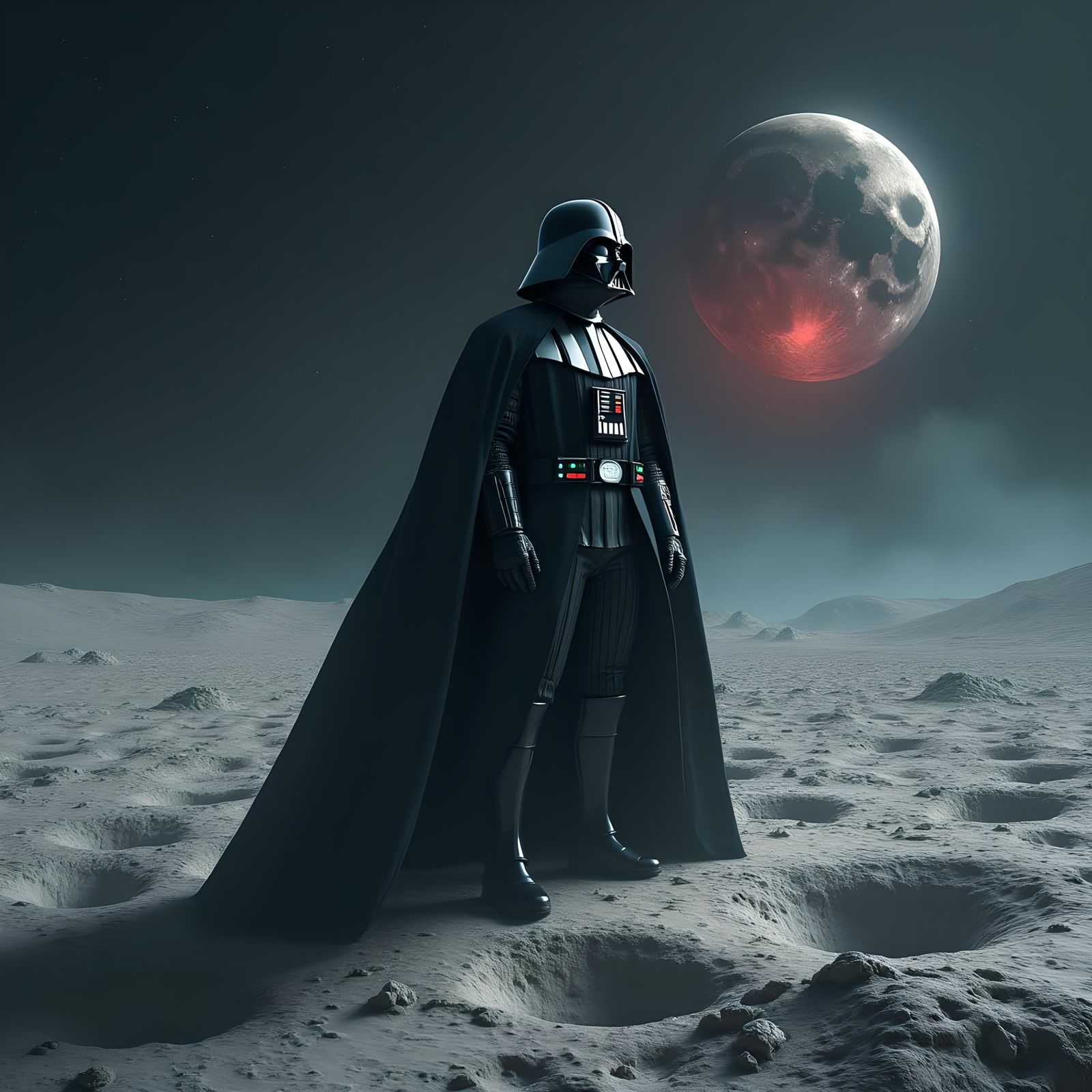 Darth Vader on the Moon