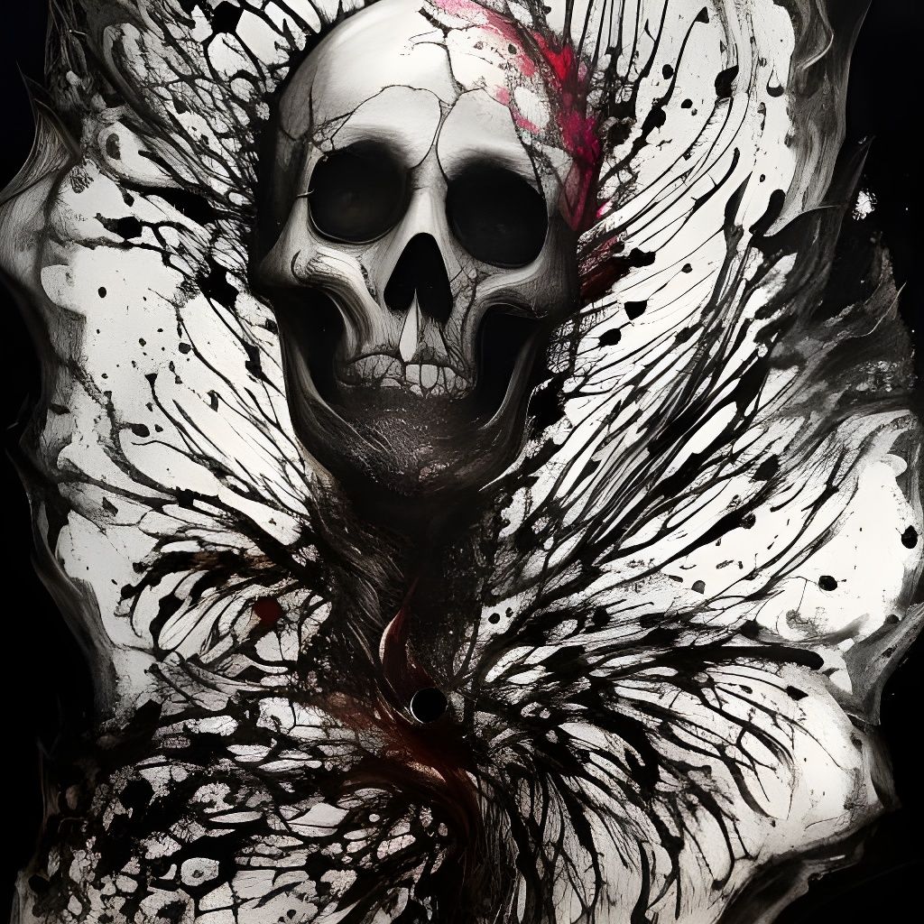 Inky Skull
