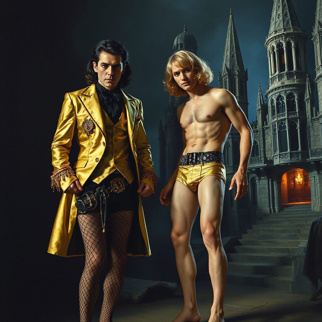 Dr. Frank-N-Furter and Rocky Horror in Mannerist Style