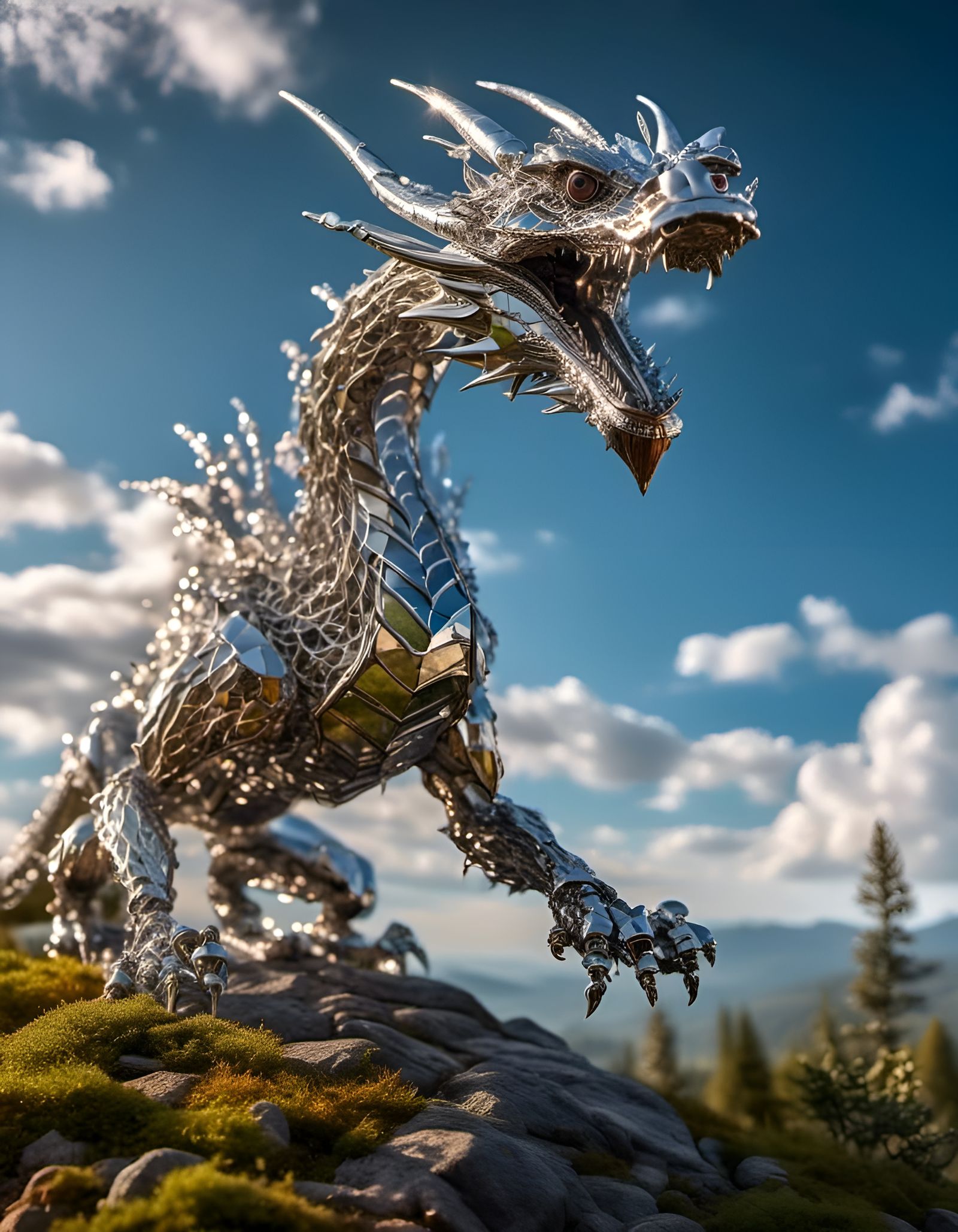 Dragon in Sharp Focus, Professional Photography