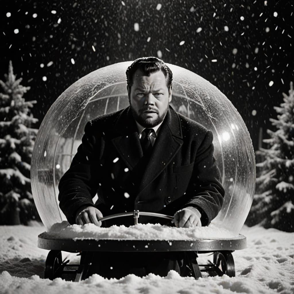 Orson Welles in a Snow Dome, Film Noir