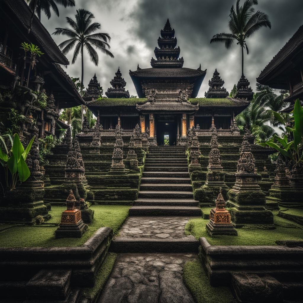 Hyperrealistic Bali Image in 64 Megapixels