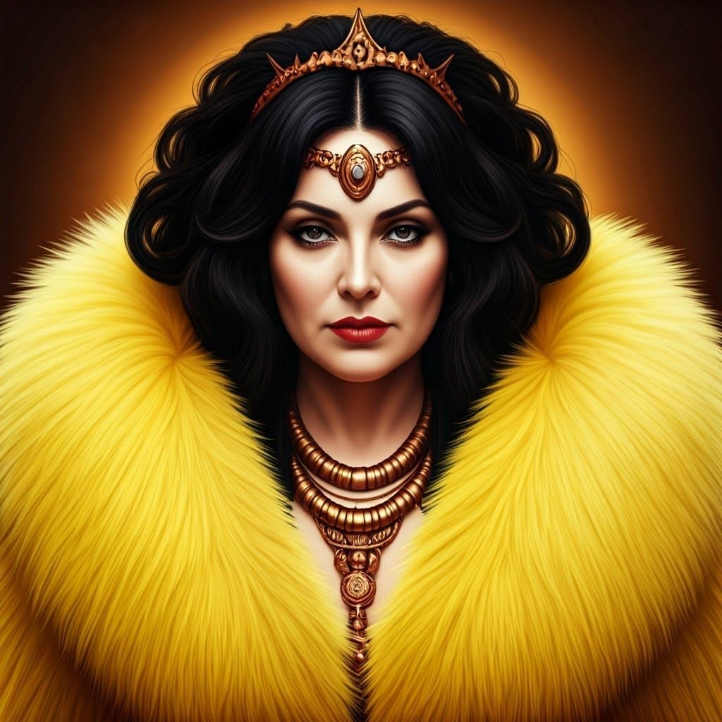 Sheila in Butter Yellow Fur, Plympton Style