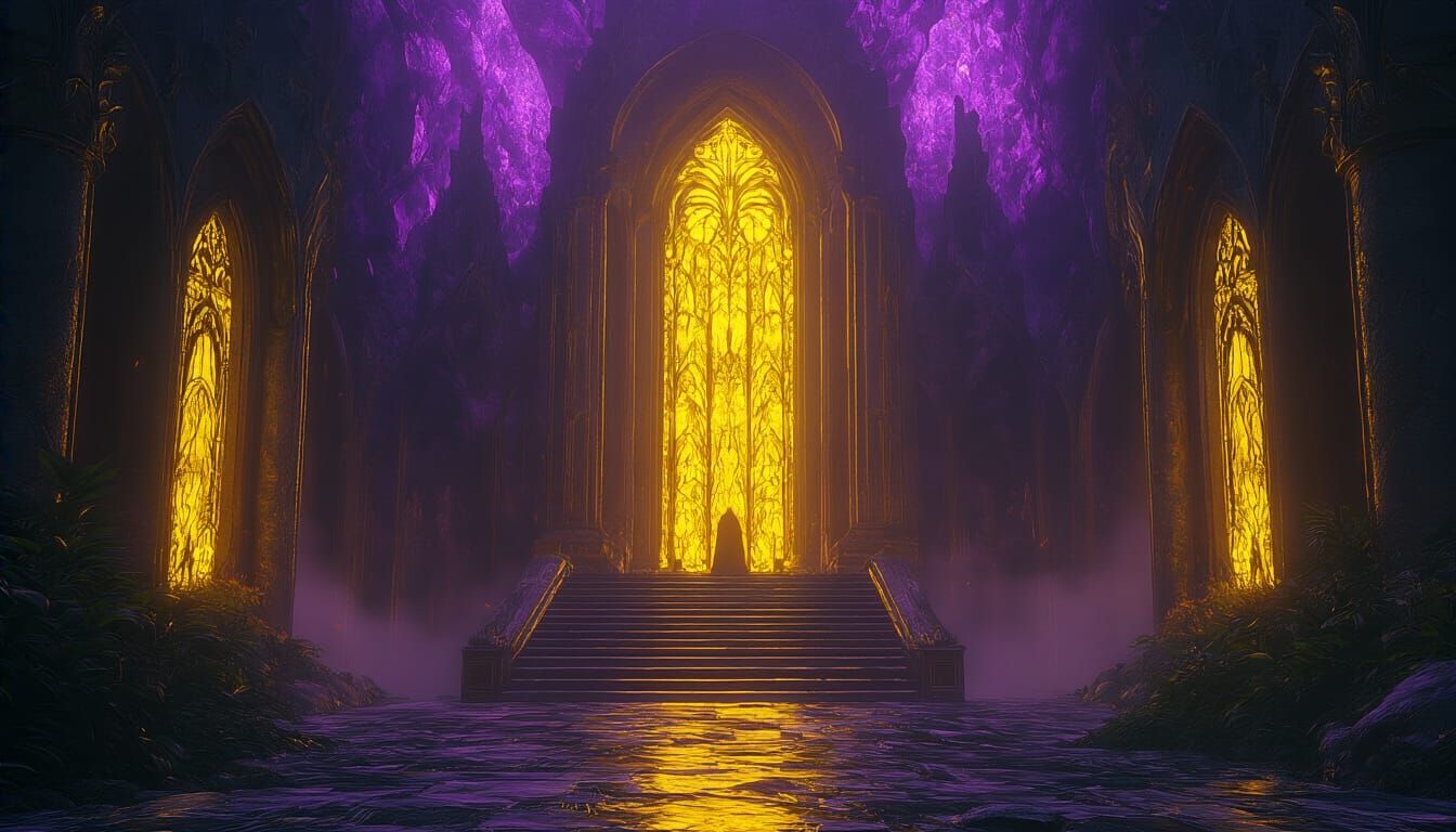 Dark Fantasy Hall of the Mountain King in 8k