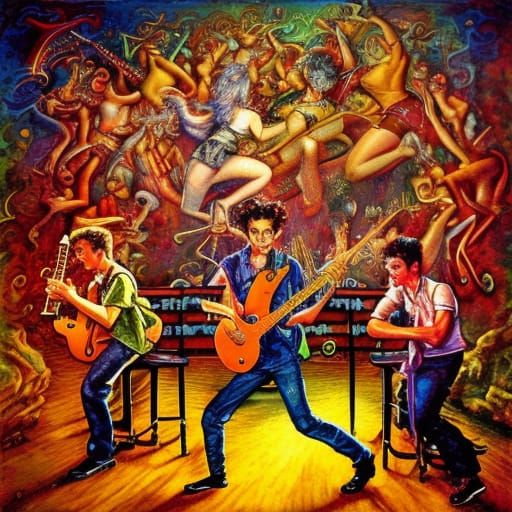 Dynamic Punkcore Album Cover Art