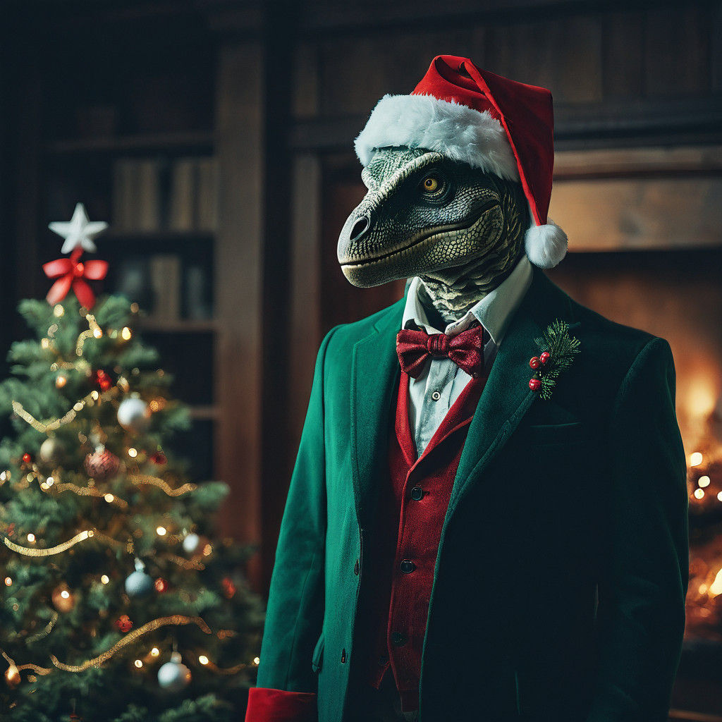 Holiday Icons Emerge in Cinematic Festive Attire