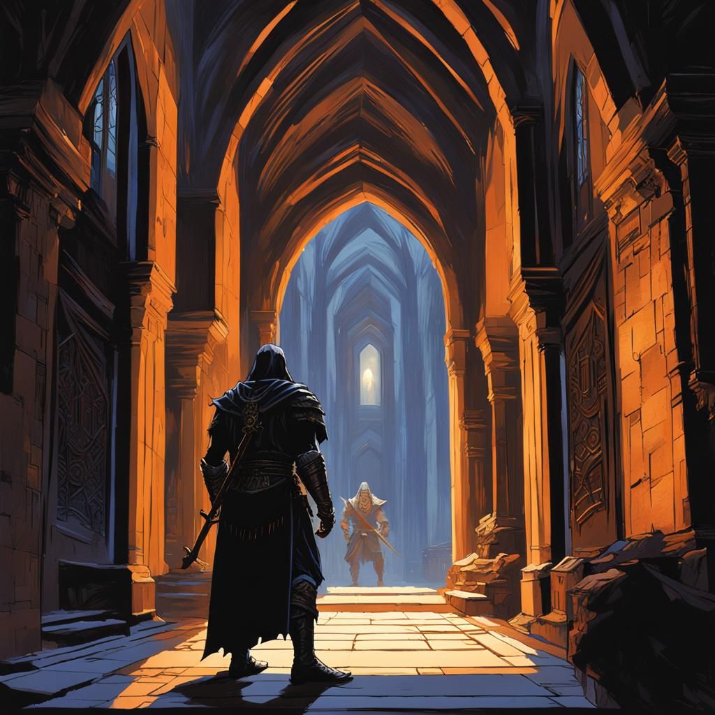 Conan's Gothic Sneak: Syd Mead Inspired Dark Fantasy