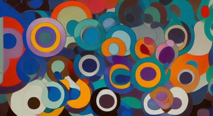 Kaleidoscopic Garden in Surrealist Japanese Pop Art