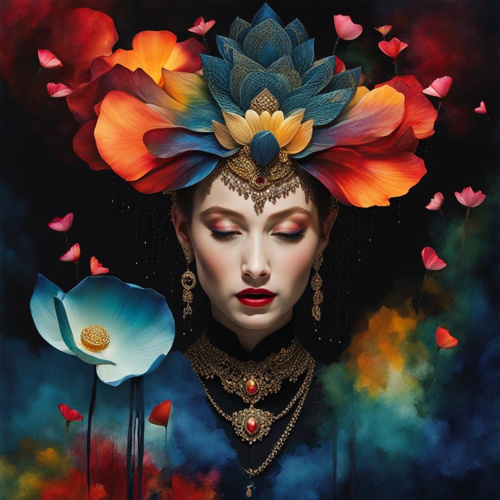 Soul Rising: Gothic Alcohol Ink Fantasy