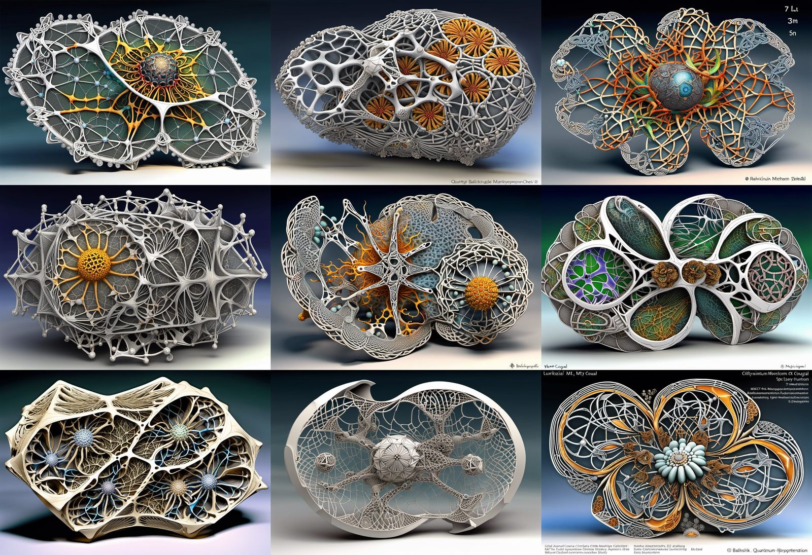 Abstract Fractal Design with Quantum Zentangle