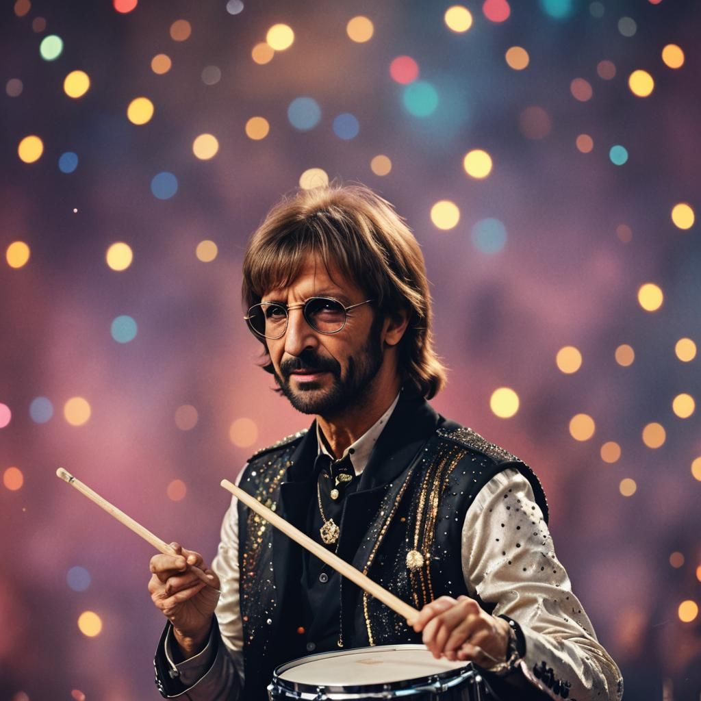 Conceptual Portrait in Dreamy, Vibrant Colors