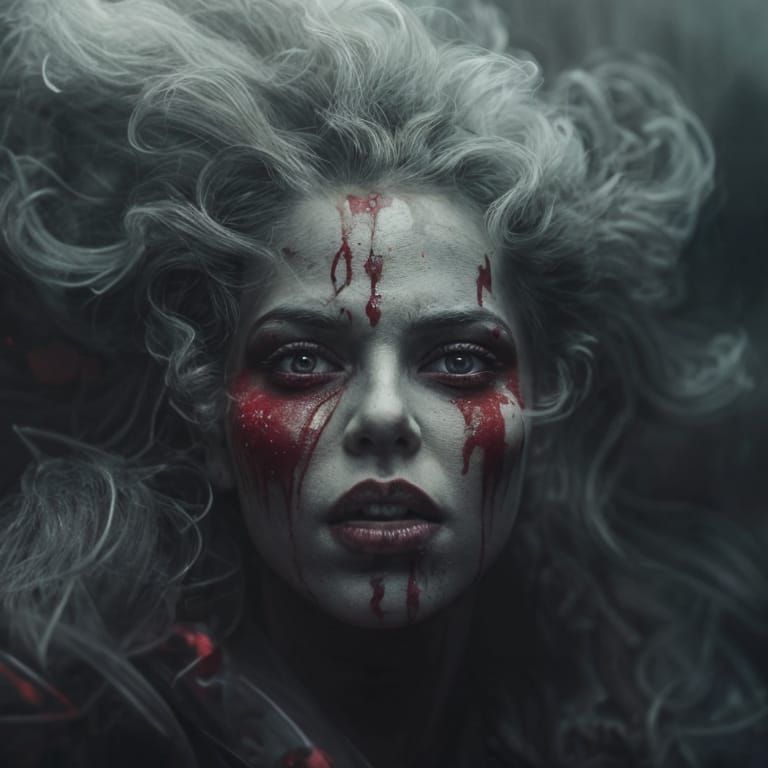 Queen of Hearts Stitched Shut on Card