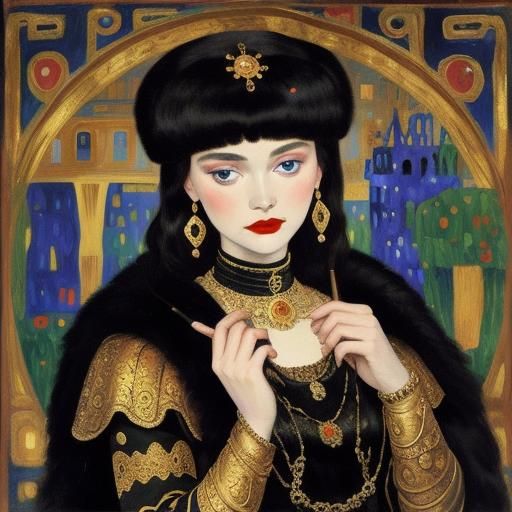 Vampires of Ancient Times, Art Nouveau Style