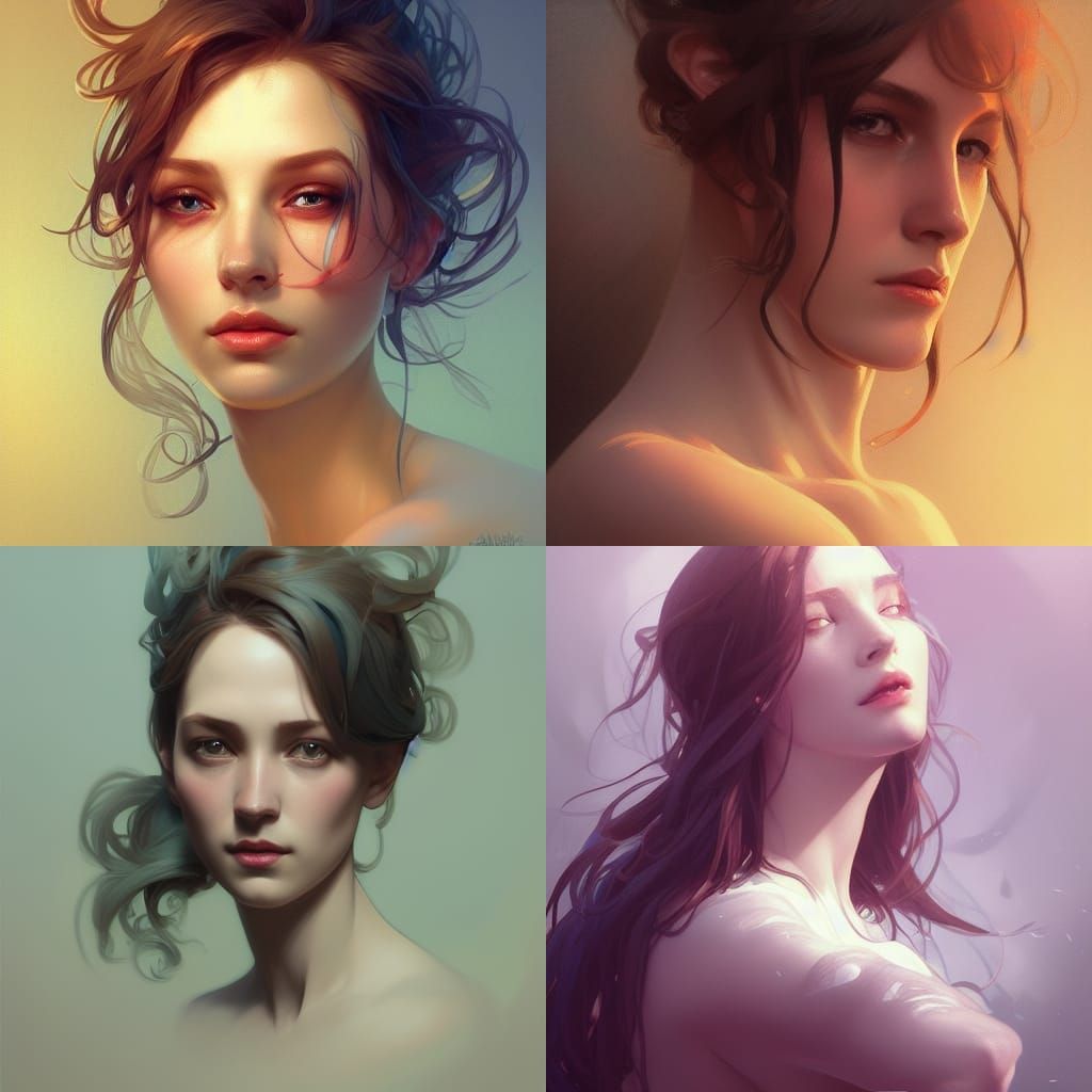 Detailed Whimsical Portrait in Dynamic Lighting