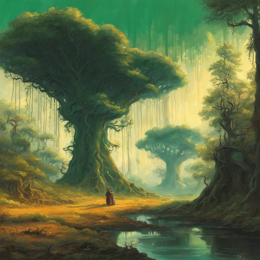 Ancient Forests Beckon at Midnight