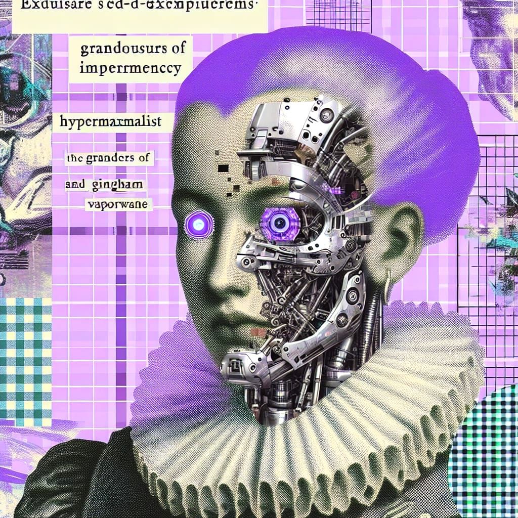 Lilac Gingham Pattern Cyborg