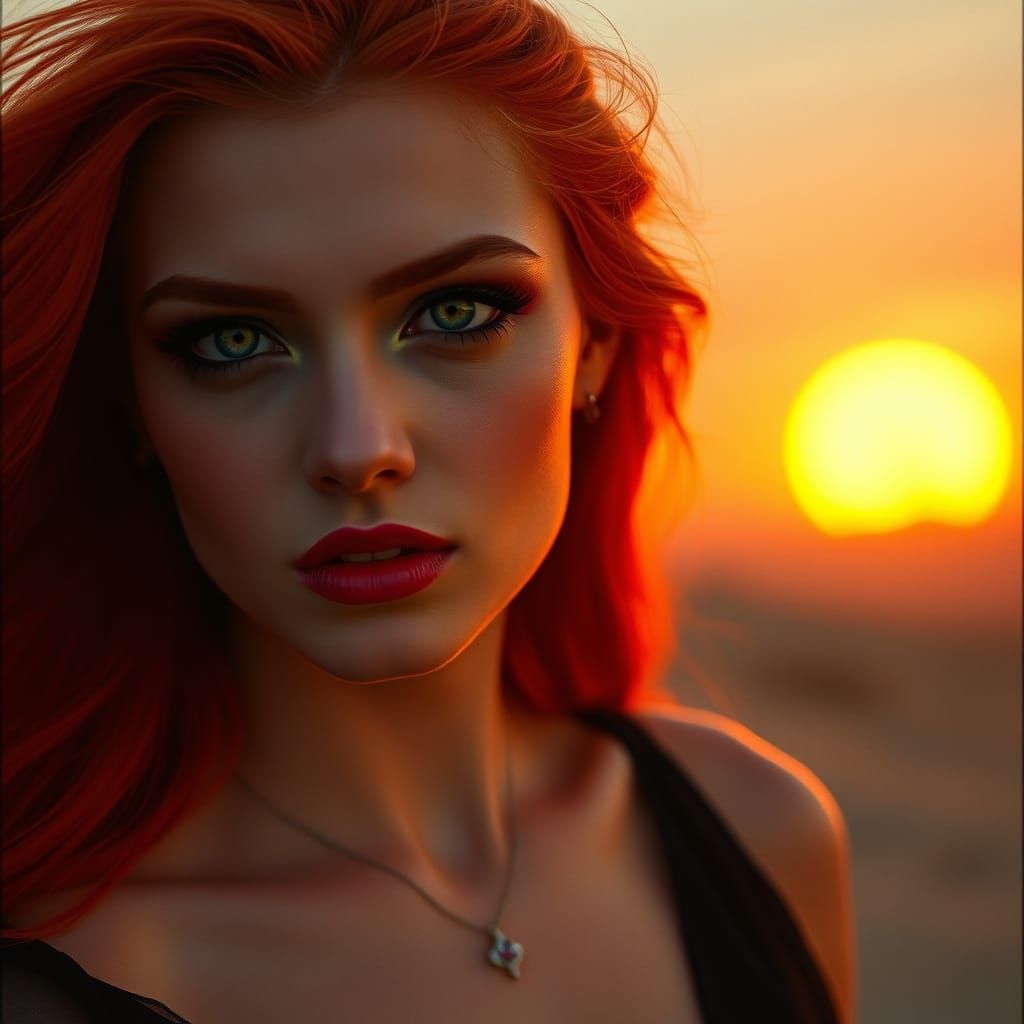 Goddess of Eternity in Cinematic Splendor