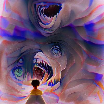 Desolate Landscape Under a Stormy Sky