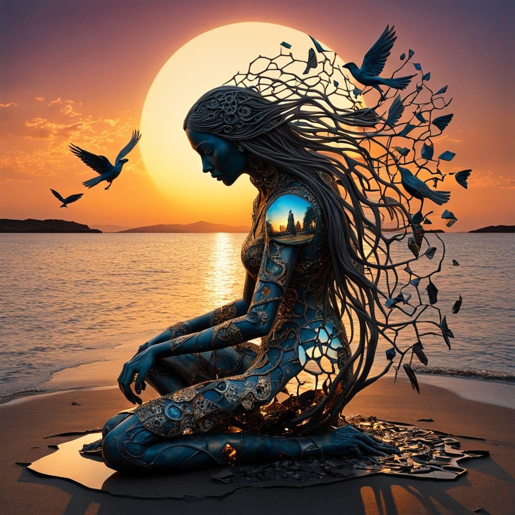 Surreal Fragmented Sculpture Celebrates Strength and Resilie...