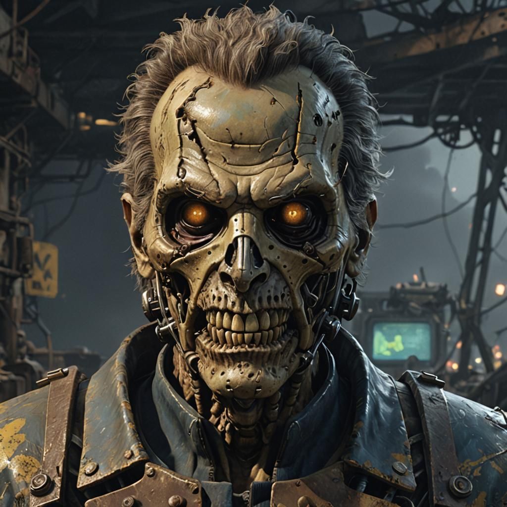 Norm McDonald as Fallout Ghoul in Anime Style