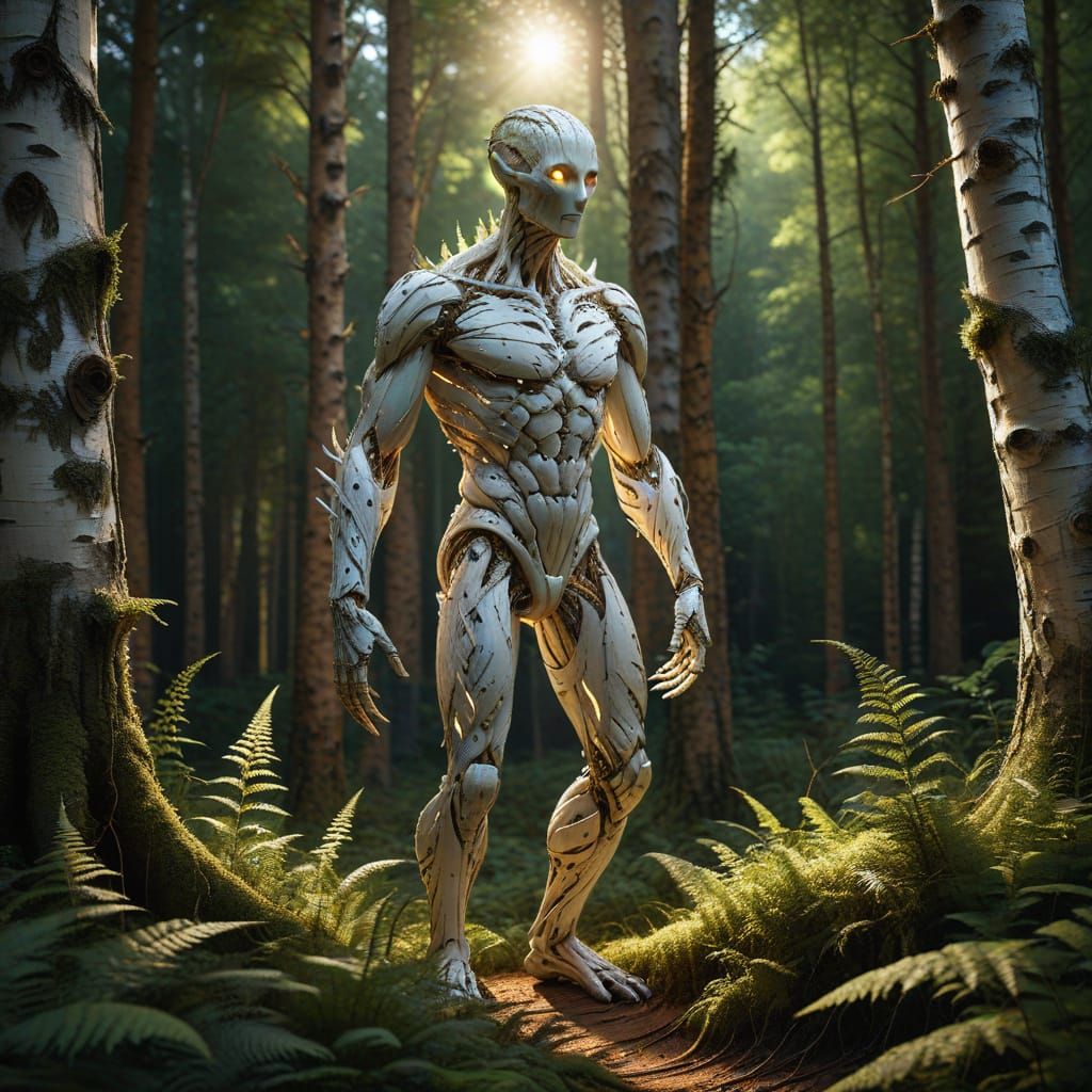 Birch Golem in Woodland Wonderland