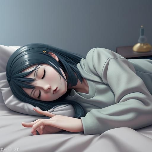 Detailed 3D Anime Art Inspired by WLOP