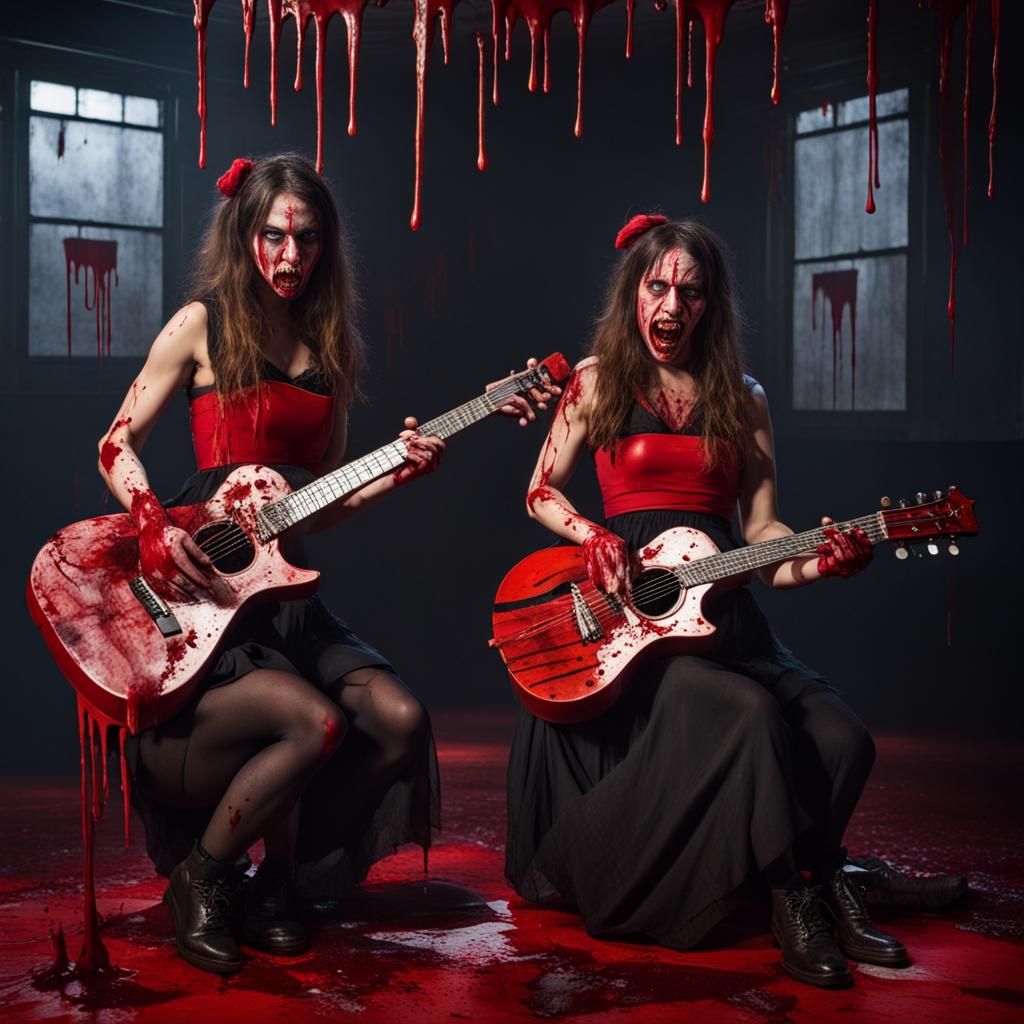 Horror Redrum Twins on Murder Stage