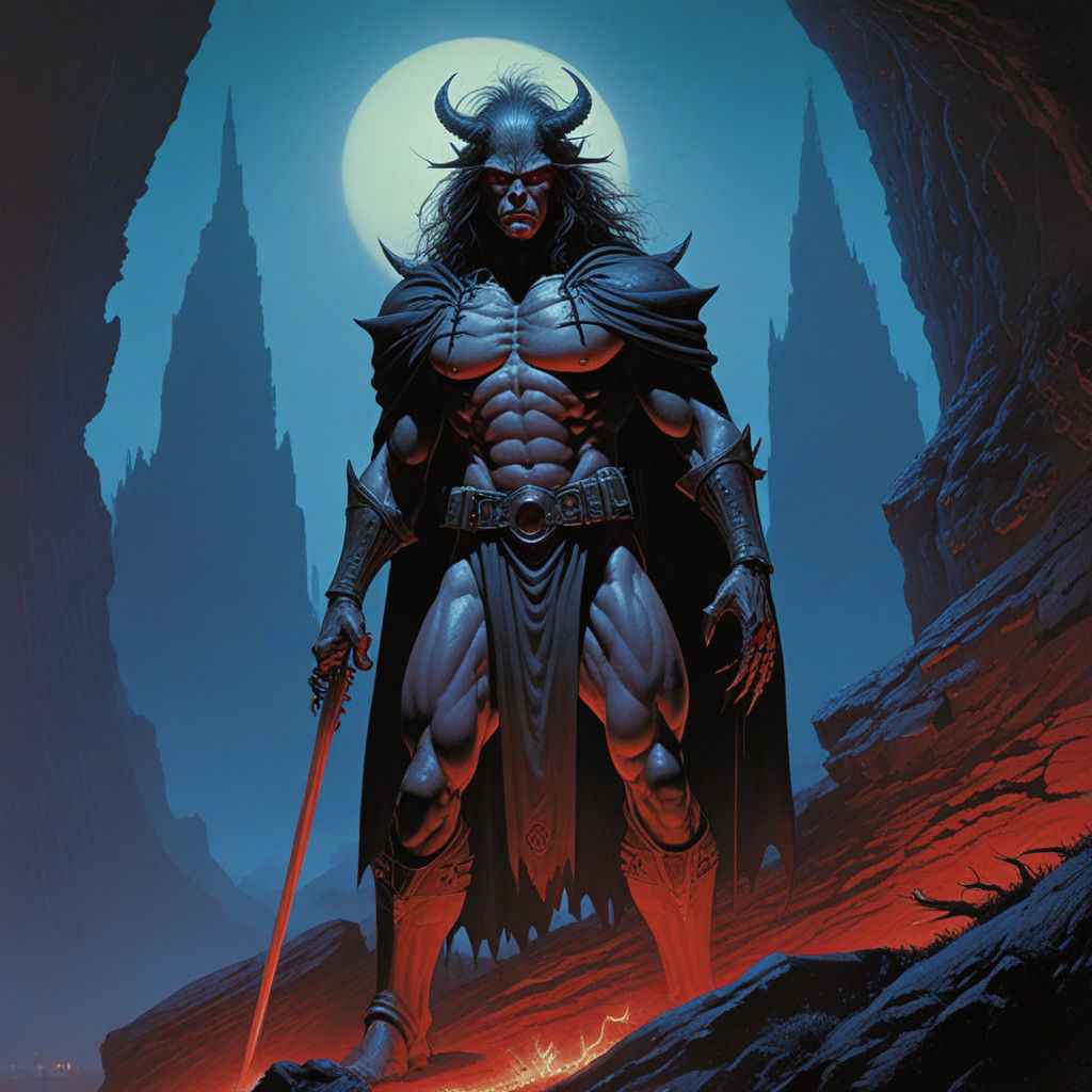 Dark Fantasy Landscapes in a Gritty, Gothic Style