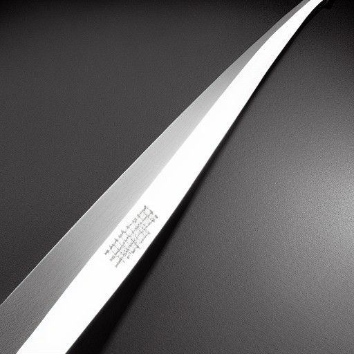 Detailed Ornamental Sword in Hyperrealistic Photoillustratio...