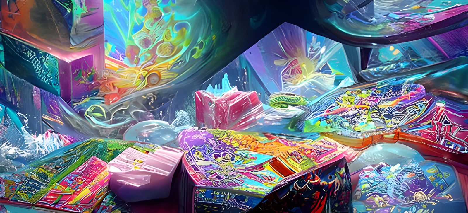 Holographic Fractal Universe in Cyberpunk Style