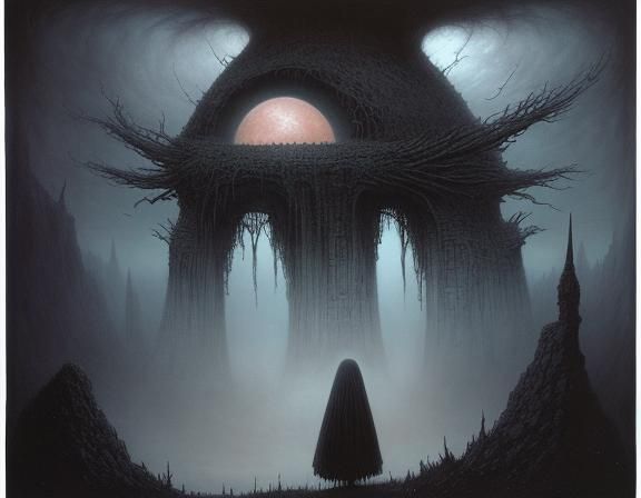 Nightmarish Dystopia in a Gothic Style