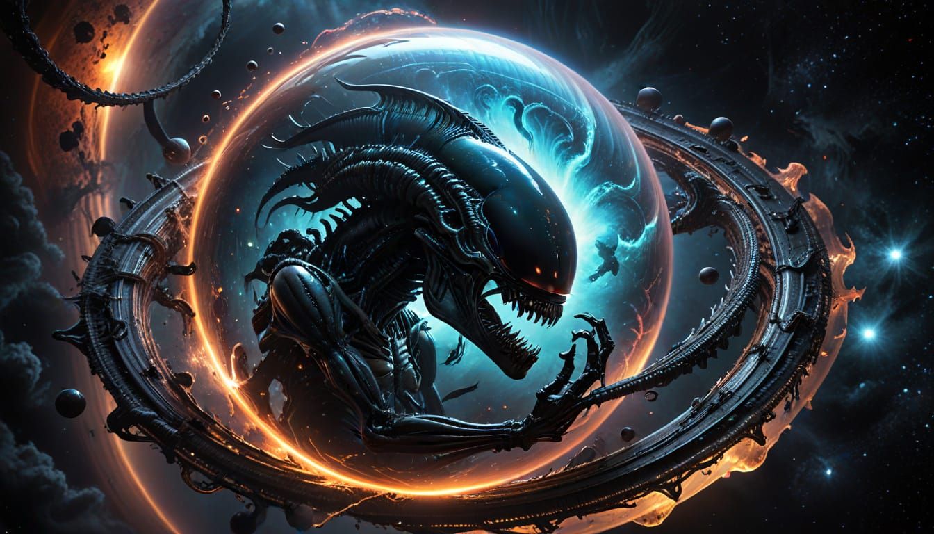 Alien Invasion of a Gas Giant Planet