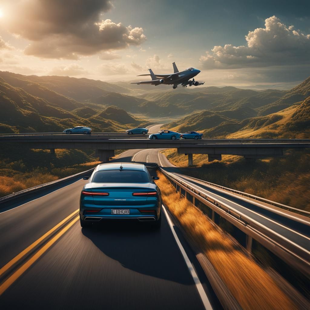 Highway Lunch: Detailed Matte Painting in Unreal Engine