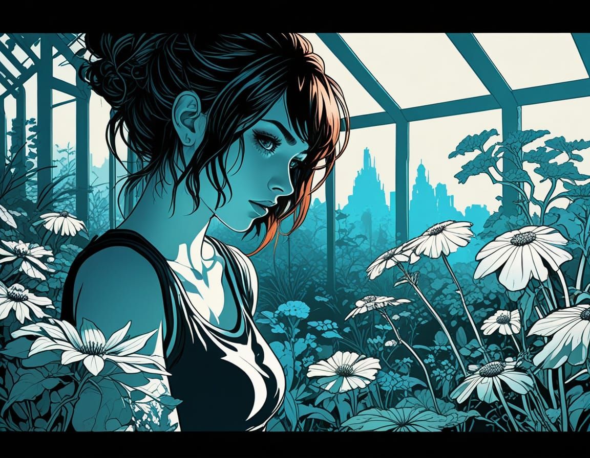 Punk Rock Botanist Cultivating Strange Plants: Turquoise Ske...