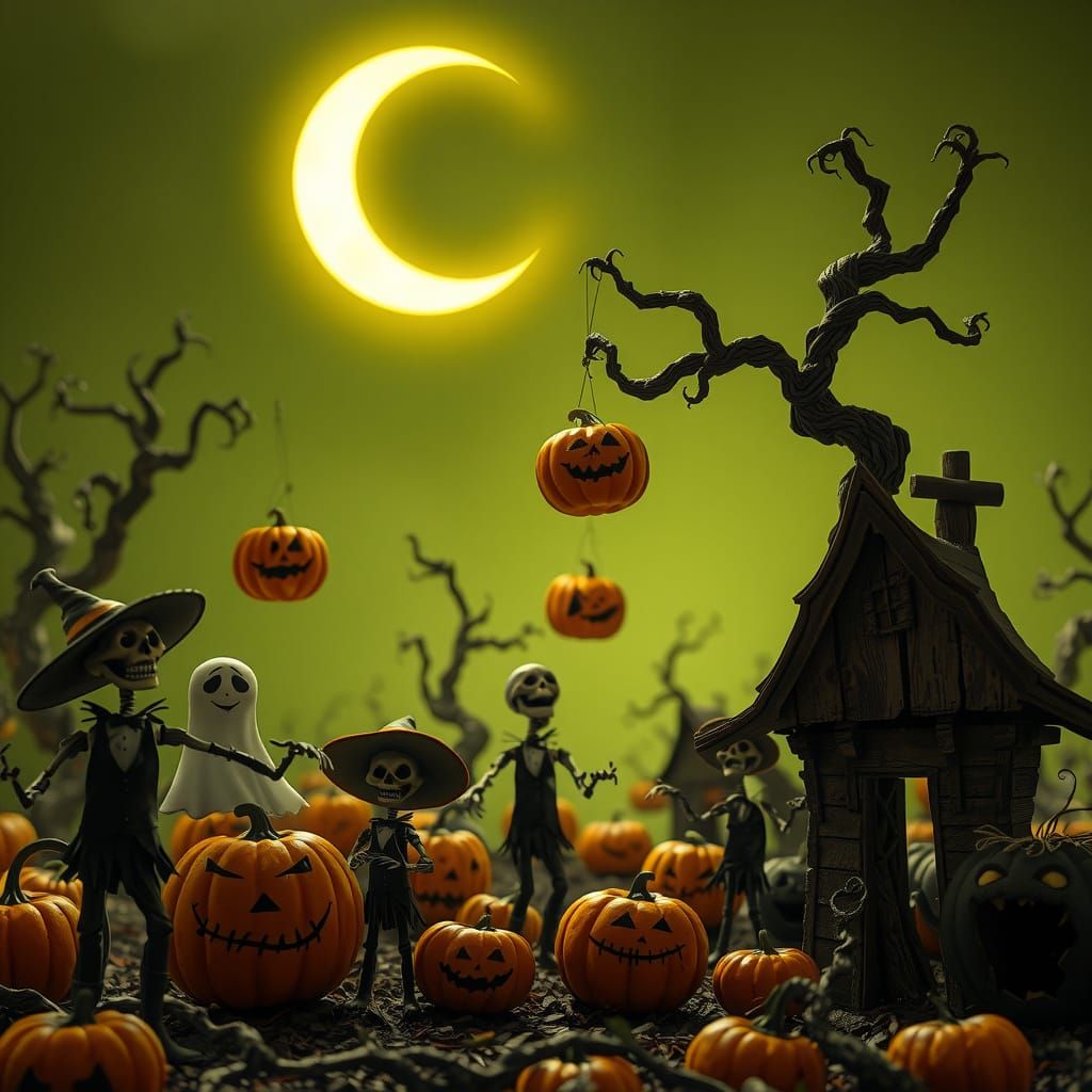 Nightmare Harvest Festival in Crooked Pumpkin Village