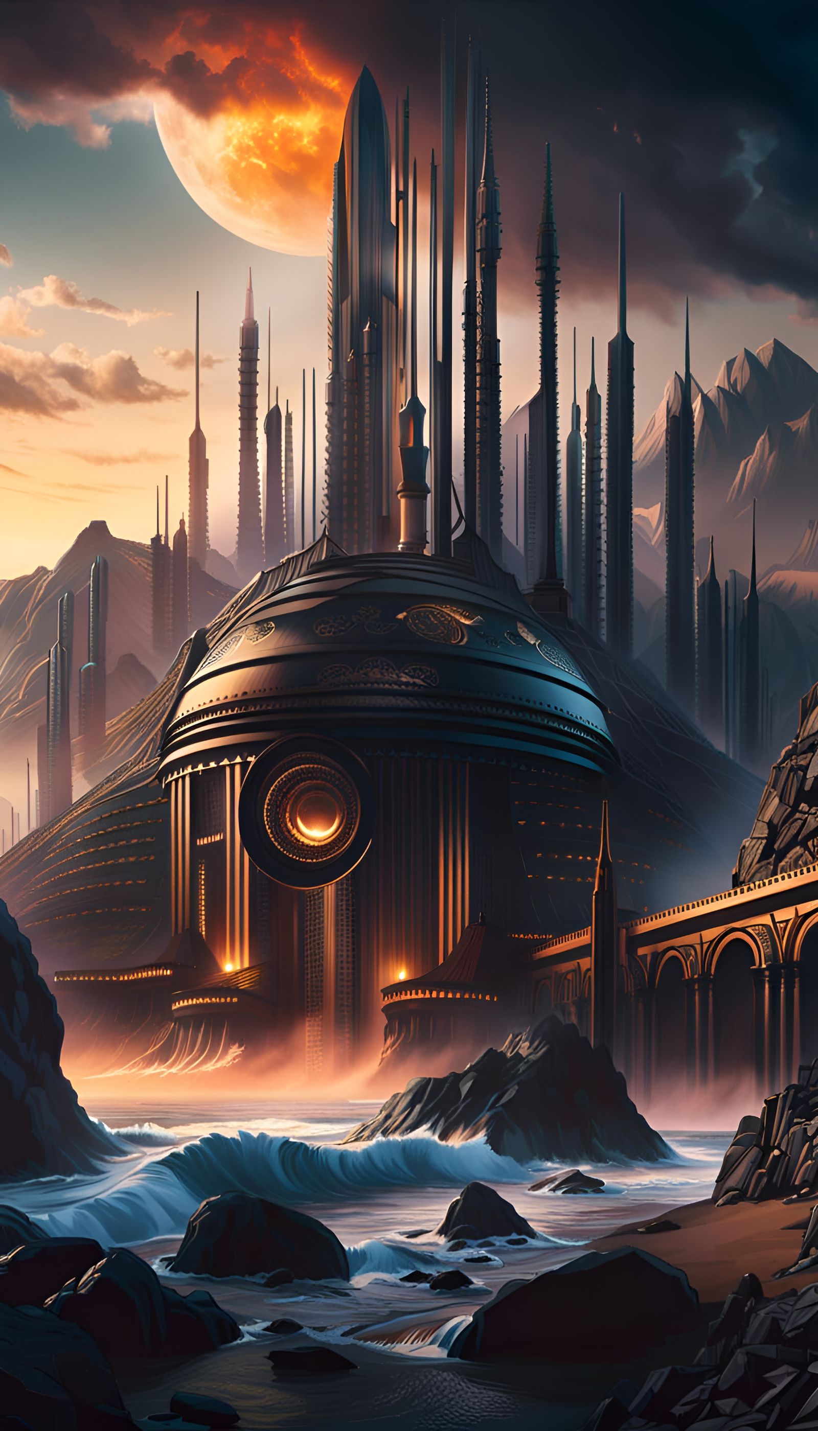 The Emperor's Palace on the Shore of Mongo City