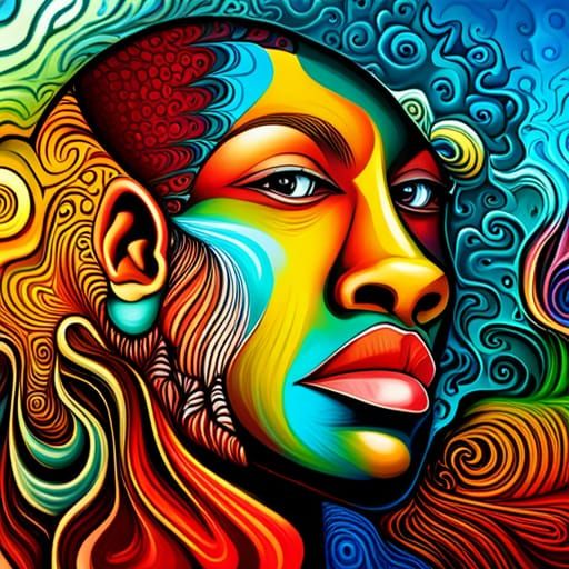 African abstract design