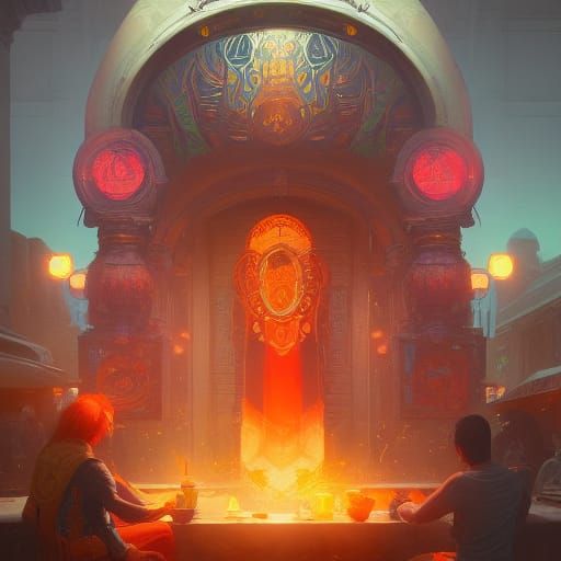 Hyperdetailed Taco King Concept Art in Unreal Engine 5