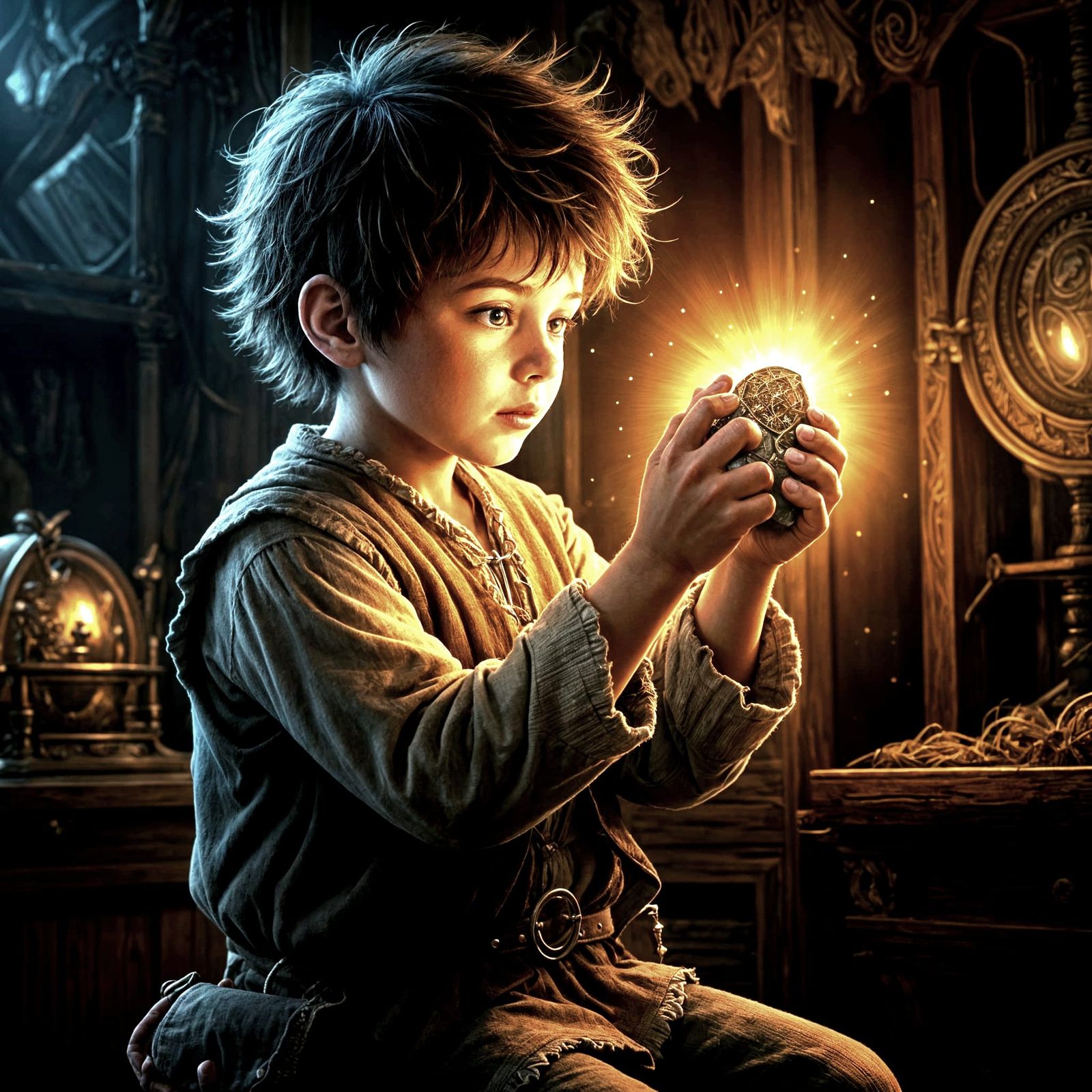 A Young Apprentice's Quest for Power