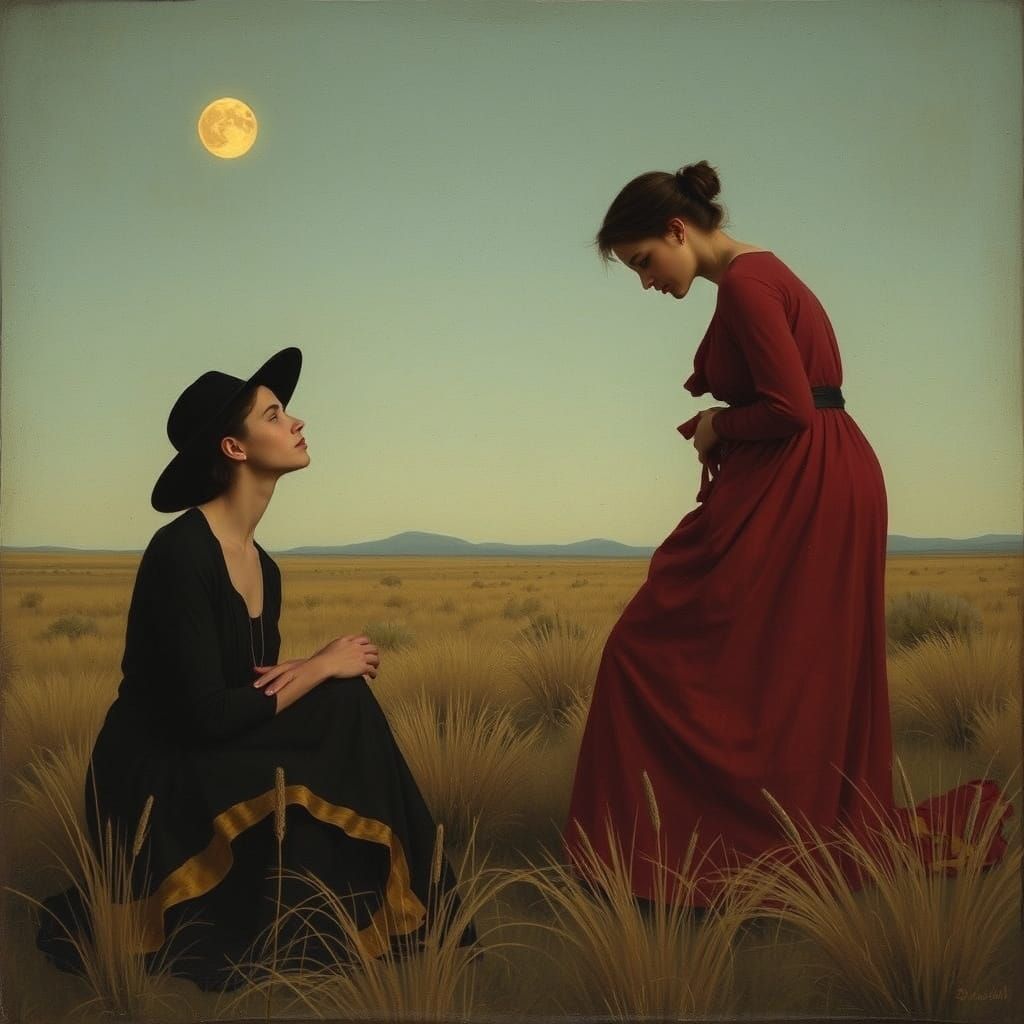 Motherless Mother in Solarpunk Style