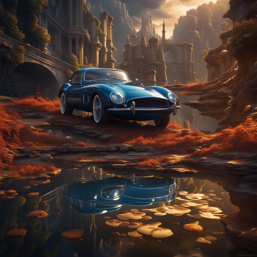 Reflections on Success: A Detailed Matte Painting